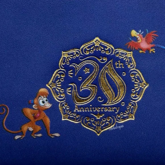 NWT Disney Anniversary Limited Edition Loungefly Backpack & Wallet Set Aladdin - Picture 7 of 16